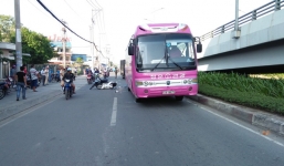 Tai nạn liên hoàn, nam thanh niên bị ô tô chèn qua người