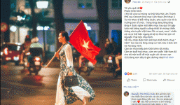 Hậu AFF Cup: Bức ảnh NSUT Chiều Xuân cầm cờ đỏ sao vàng hot nhất MXH