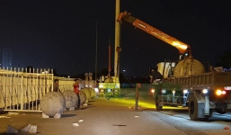 Tuyển Việt Nam thoát dớp sân Mỹ Đình, CĐM sôi sục truy tìm người tư vấn chuyển 40 bóng bê tông để nhờ phá ế