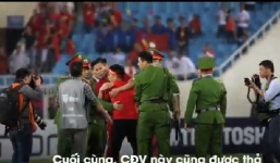 Hành động đẹp của Quế Ngọc Hải dành cho CĐV quá khích khiến cả sân Mỹ Đình vỗ tay