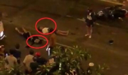 Video: Hiện trường vụ tai nạn trong lúc đi 'bão' mừng tuyển Việt Nam vào chung kết