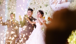 Vợ Huy Cung mặc áo cưới 200 triệu, bật khóc vì bị chồng tung clip “nói xấu” trước quan viên hai họ