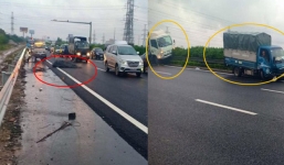 Truy tìm ô tô làm rơi cuộn sắt khiến 3 ôtô tông nhau liên hoàn trên cao tốc Pháp Vân - Cầu Giẽ