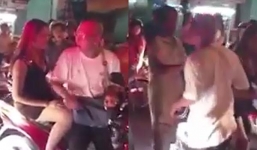 MXH xuất hiện clip thanh niên đòi đánh tài xế xe cấp cứu vì bị cản trở 'đi bão'