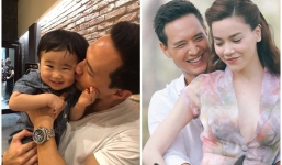 Kim Lý đăng ảnh hôn em bé, dân mạng đồn đoán có người nóng lòng muốn Hồ Ngọc Hà sinh con