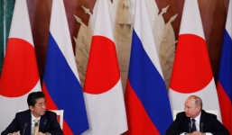 Nga xây trại lính trên đảo tranh chấp với Nhật