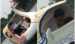 Cư dân mạng đua nhau tìm kiếm danh tính cặp đôi đạp vịt giữa hồ, tranh thủ làm chuyện 'người lớn'