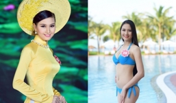 Cận cảnh nhan sắc người đẹp thi Hoa hậu xuống tóc đi tu bỗng cưới đại gia