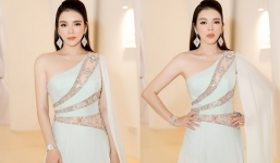 Lý Nhã Kỳ diện váy xuyên thấu, đi siêu xe 40 tỷ, đeo nhẫn kim cương đi sự kiện