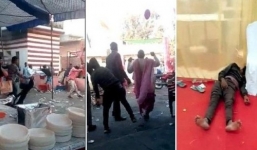 Quan khách 2 họ cầm ghế choảng nhau bất tỉnh giữa đám cưới vì thiếu cỗ