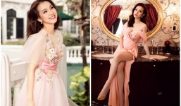 Dân mạng bất ngờ trước nhan sắc của Hoa hậu Thùy Lâm sau 10 năm thi Hoa hậu Hoàn vũ Thế giới