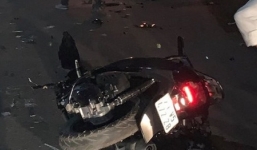 Va chạm với xe chở công nhân Samssung, 2 thanh niên chết thảm