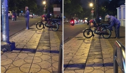 Cụ ông chạy xe ôm truyền thống cùng lời thỉnh cầu xót xa: 'Cô đi đâu tôi chở cho, đi giùm tôi đi cô'