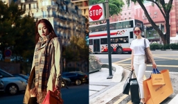 Chia tay Công Phượng yêu đại gia, Hòa Minzy khoe túi xách nửa tỷ đi dạo phố