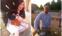 Chồng dừng xe đánh vợ giữa đường rồi bỏ đi, kẻ bệnh hoạn vờ an ủi để sàm sỡ