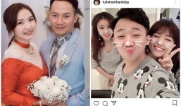 Trấn Thành bất ngờ có hành động này khi Hari Won liên tục bị réo tên trong lúc Tiến Đạt lộ ảnh cưới 