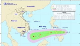 Áp thấp nhiệt đới gặp không khí lạnh, mạnh lên thành bão trong ngày mai