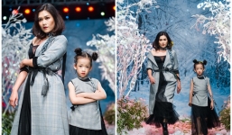 Vietnam Kids Fashion Week mùa 3: “Nguyệt thảo mai” catwalk cùng con gái 7 tuổi