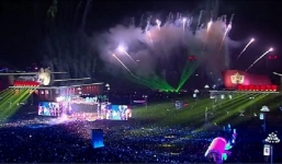 Video: Màn bắn pháo hoa chào mừng năm mới 2019 ở Triều Tiên