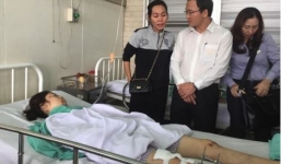 Tai nạn giao thông ở Long An: Ủy ban ATGT quốc gia thăm các nạn nhân