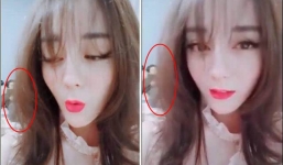 Mải livestream, Địch Lệ Nhiệt Ba vô tình để lộ cảnh bạn trai trên giường