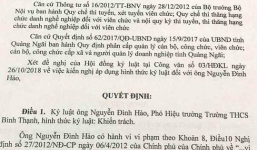Quảng Ngãi: Chủ tịch huyện tự phê bình nghiêm khắc vì sai phạm tiêu cực