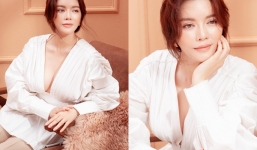 Lý Nhã Kỳ diện mốt không nội y khoe vòng 1 nóng bỏng