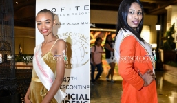 Dàn thí sinh ở cuộc thi sắc đẹp mà Ngân Anh 'thi chui' được nhận xét quá xấu, mặt cứng đơ như chuyển giới