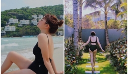 'Em chưa 18' Kaity Nguyễn diện bikini khoe thân hình nóng bỏng tuổi 19