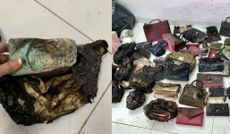 Tài sản 20 tỉ đồng gồm túi xách hàng hiệu và tiền cháy rụi vì máy xông tinh dầu