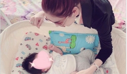 Lộ ảnh con đầu lòng của Lâm Khánh Chi được sinh ra từ tinh trùng lưu giữ