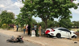 Bình Dương: Người đàn ông đứng trên vỉa hè chết oan vì 2 ô tô tông nhau