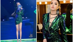 Dân mạng xuýt xoa trước đôi chân 'cực phẩm' thẳng như thước kẻ của Bích Phương