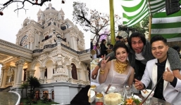 Cận cảnh lâu đài xa hoa của đại gia Nam Định tặng con gái 200 cây vàng trong lễ cưới