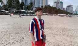 Sơn Tùng thư thả diện đồ hiệu trăm triệu đi dạo biển gây bão MXH