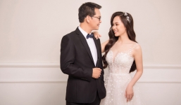 Hé lộ loạt ảnh cưới của NSND Trung Hiếu và vợ hot girl kém 19 tuổi