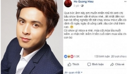 Hồ Quang Hiếu thông báo cuối năm nhận cả show múa cột để kiếm tiền lấy vợ