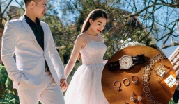 Ngắm bộ trang sức 9 tỷ của cô dâu trong đám cưới 'khủng' ở Nam Định
