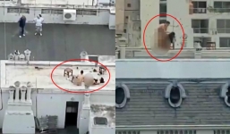 Cặp đôi lên sân thượng mây mưa, ai ngờ bị người lạ quay lại clip tung lên MXH