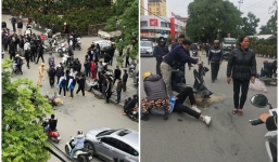 Thực hư thông tin CSGT “quăng lưới” bắt người vi phạm giao thông khiến học sinh ngã ra đường