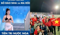 MC mặc bikini bình luận bóng đá xuất hiện trên khán đài trận Việt Nam -Yemen