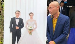 Bất ngờ với hành động của Công Lý trong đám cưới Trung Hiếu và vợ trẻ kém 19 tuổi