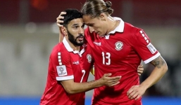 Hậu vệ Lebanon đầy tiếc nuối vì để mất tấm vé đi tiếp vào tay tuyển Việt Nam