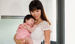 Bị hỏi tại sao thường xuyên khoe con, Hà Anh đáp trả cực thẳng thắn 'làm sao phải che, phải giấu?'