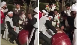 Hy hữu: Đám tang cả gia quyến cùng đội kèn trống ăn mừng hò reo vì đội Việt Nam thắng Jordan