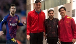 Công Phượng, Văn Lâm đứng chụp ảnh cùng Lionel Messi?