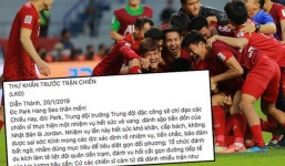 Bức thư khẩn với phong cách nhà binh gửi thầy Park trước đại chiến Nhật Bản gây sốt MXH