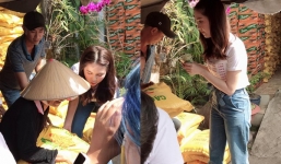 Ngọc Trinh về quê nhà Trà Vinh chi khủng lì xì Tết Nguyên đán