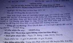 Chính quyền ở Quảng Nam nói gì về vụ thưởng 15.000 đồng?