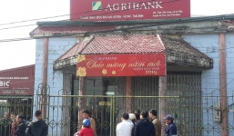 Bắt được đối tượng mang dao quắm cướp ngân hàng Agribank Thái Bình